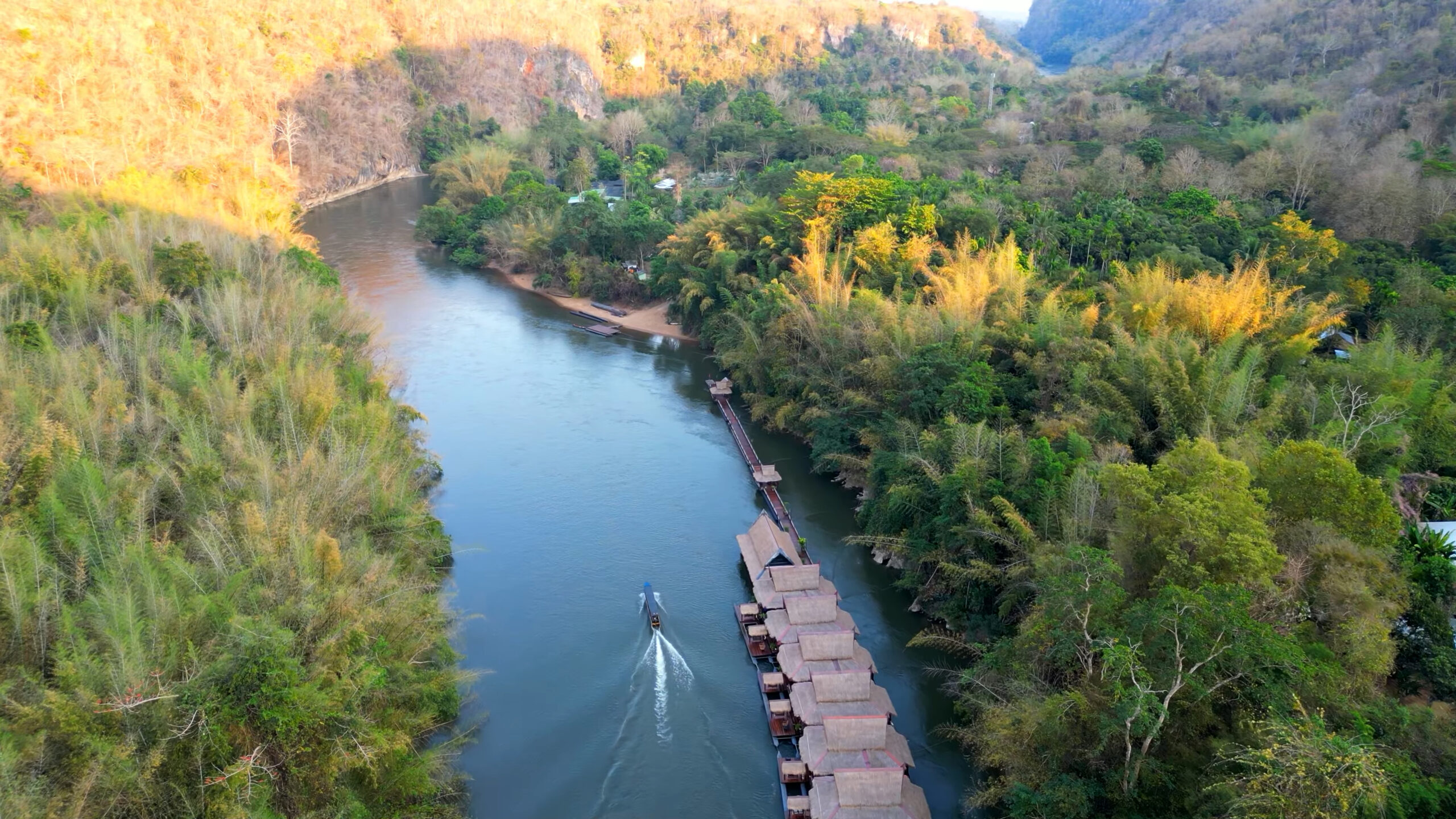 Floating Villa Experience on River Kwai, Thailand